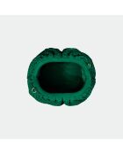 Funda Big Perforate Verde de piel suave - 31 x 20 cm