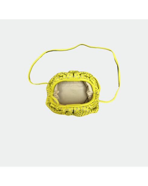Perforierter Babybeutel aus weichem Kiwi-Leder, 23 x 18 cm