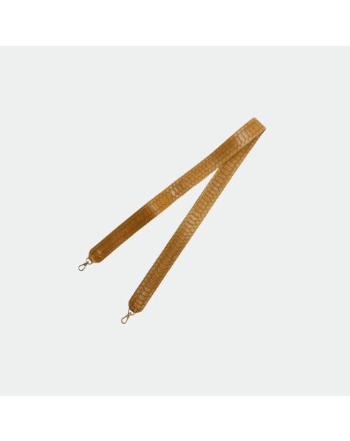 Borsa morbida in pitone con fodera interna in cotone Jade Natural - 35 x 22 cm