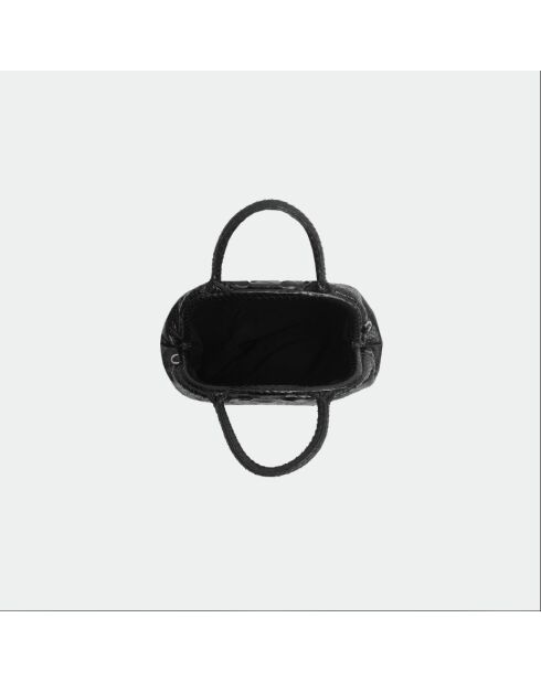 Bolsa suave Python con forro interior de algodón Estrella negra jade - 35 x 22 cm