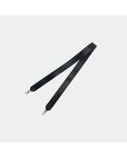 Python zachte tas met katoenen binnenvoering Jade black star - 35 x 22 cm