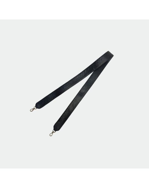 Bolsa suave Python con forro interior de algodón Estrella negra jade - 35 x 22 cm