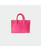 Ana Cherry Python-Tasche - 31 x 13,5 cm