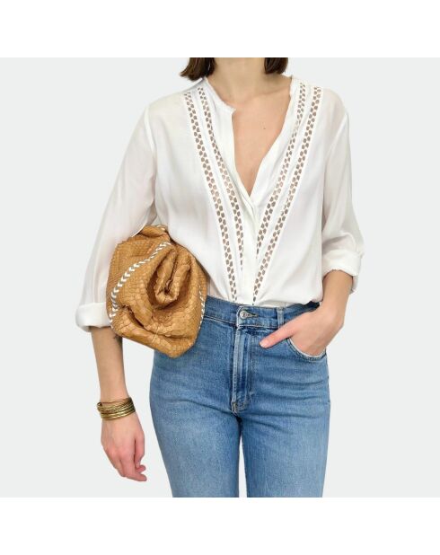 Großer weicher Beutel aus böhmischem Pythonleder - 31 x 20 cm