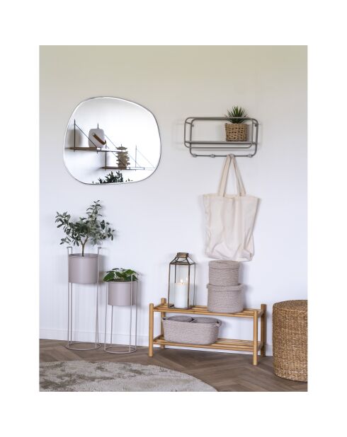 2 Rabo Blumentopf aus Sandstahl