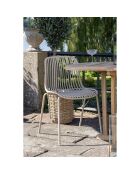 4 Esszimmerstühle Branson, stapelbar, Polypropylen, sandfarben, 55x465x82 cm