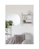 Beja s Regale aus grauem Stahl mit 3 Ebenen - 17x48x55 cm