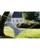 Amaca Edessa in poliestere/cotone in larice bianco sporco - 200x80x30 cm