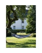 Amaca Lamia in poliestere/cotone larice nero/grigio/bianco - 200x120x2 cm