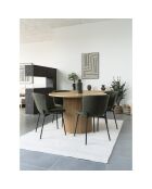 Mesa de comedor natural Boavista - 120x120x75 cm