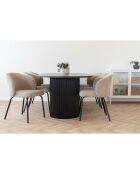 Tavolo da pranzo Boavista marrone scuro - 210x100x75 cm