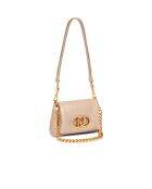 Sac bandoulière Cross Over Sable Noir - 19x13x6 cm