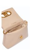 Sac bandoulière Cross Over Sable Noir - 19x13x6 cm