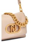 Sac bandoulière Cross Over Sable Noir - 19x13x6 cm