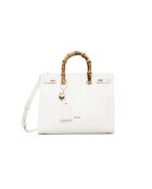 Borsa tote L bianco sporco - 32x25x15 cm