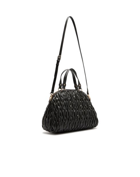 Bolso de hombro Boston negro - 39x30x10,5 cm