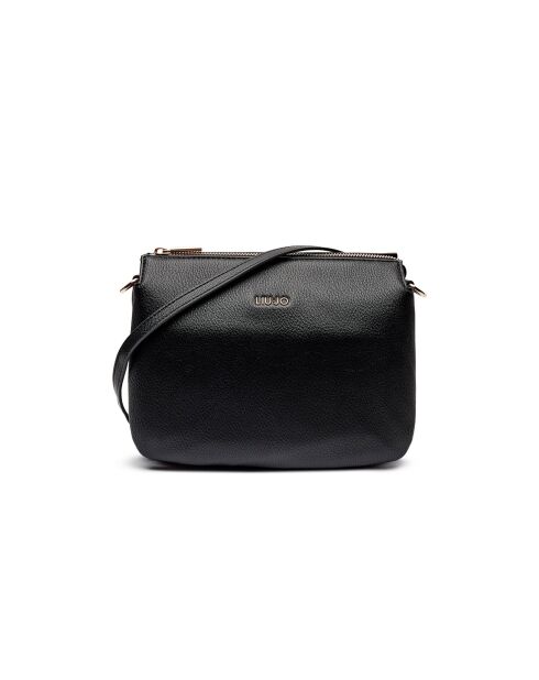 Bolso de hombro negro Caliwen - 24x18x10 cm