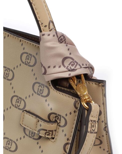 Borsa a tracolla Nadie Tortora/logo - 27x23x11 cm