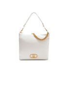 Borsa a tracolla Ecs M Hobo bianco sporco - 35x33x10 cm