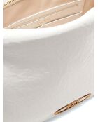 Borsa a tracolla Ecs M Hobo bianco sporco - 35x33x10 cm