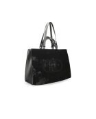 Bolsa de terciopelo negro - 38x26x15 cm