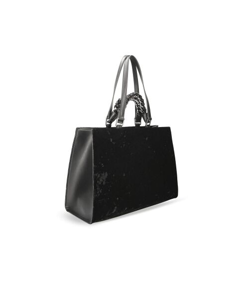 Bolsa de terciopelo negro - 38x26x15 cm