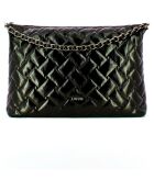 Schwarze umweltfreundliche Schultertasche - 44x30x9 cm