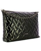 Schwarze umweltfreundliche Schultertasche - 44x30x9 cm