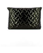 Schwarze umweltfreundliche Schultertasche - 44x30x9 cm