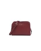 Borsa a tracolla Cross Over vino rosso - 23x16x9 cm