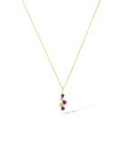 Pendentif Tamworth pierre précieuses or jaune