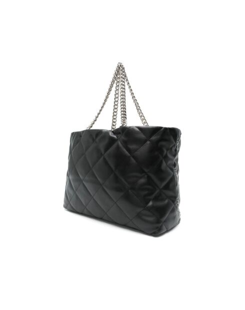 Bandolera de piel negra - 42x28x18 cm