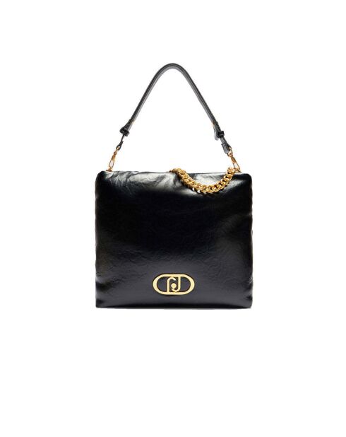 Ecs M Hobo Schultertasche, 35 x 33 x 10 cm, Schwarz