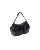 Bandolera multibolsillos negra - 41x17x26 cm