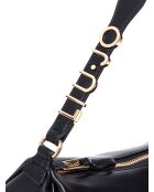 Bandolera multibolsillos negra - 41x17x26 cm