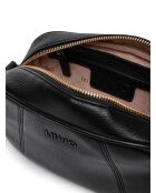 Euthalia schwarze synthetische Schultertasche Schwarz - 24x14x9 cm