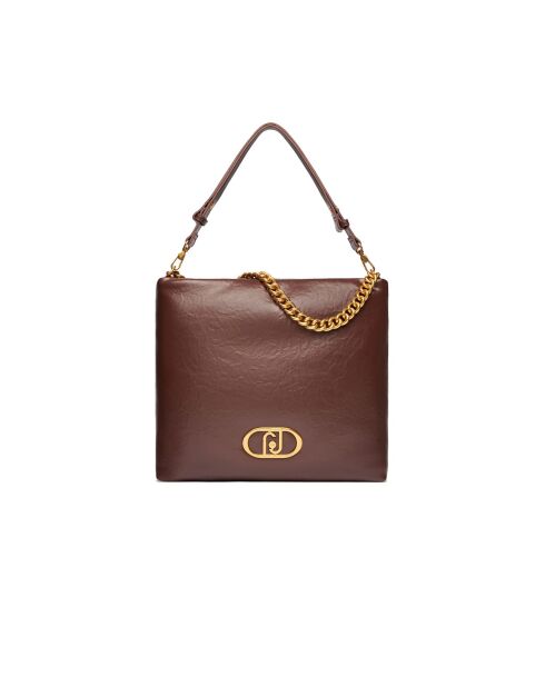 Borsa a tracolla T.Moro in pelle - 35x33x10 cm