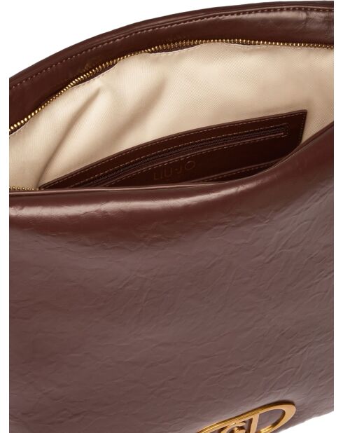 Borsa a tracolla T.Moro in pelle - 35x33x10 cm