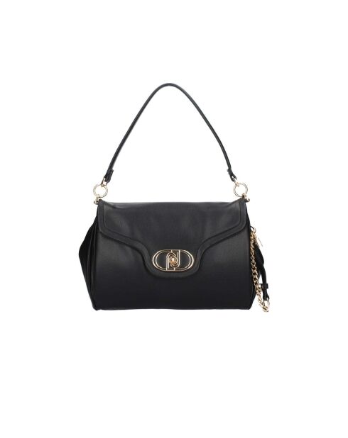 Ecs M Hobo Schultertasche, 28 x 21 x 12 cm, Schwarz