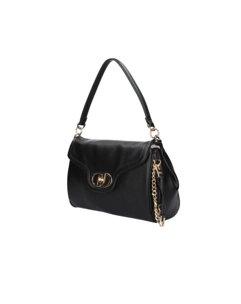 Ecs M Hobo Schultertasche, 28 x 21 x 12 cm, Schwarz