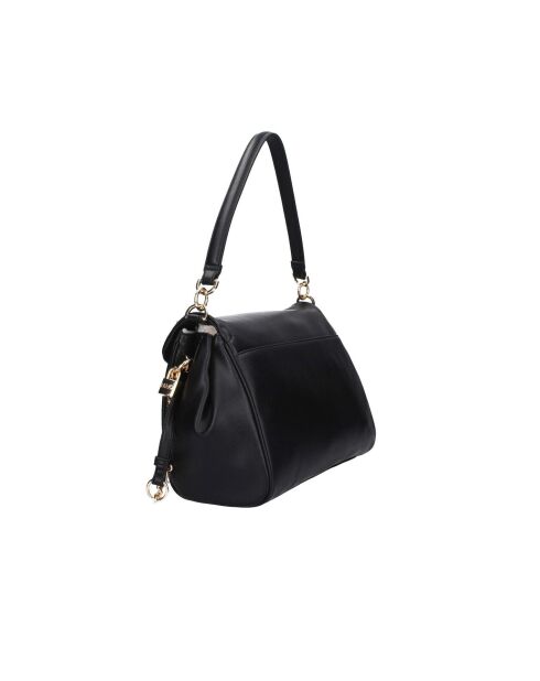 Ecs M Hobo Schultertasche, 28 x 21 x 12 cm, Schwarz