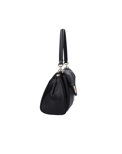 Ecs M Hobo Schultertasche, 28 x 21 x 12 cm, Schwarz