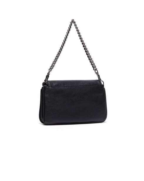 Bandolera de tela revestida negra - 24x3x14 cm