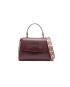 Borsa a tracolla Mallette Bordeaux - 21x28x10 cm