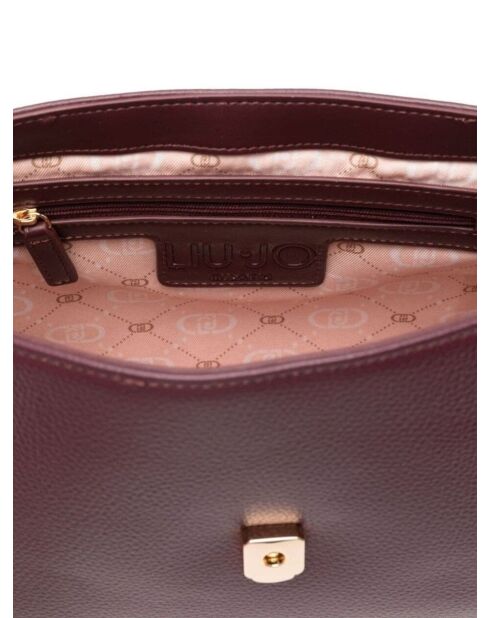 Borsa a tracolla Mallette Bordeaux - 21x28x10 cm