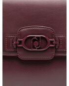 Borsa a tracolla Mallette Bordeaux - 21x28x10 cm