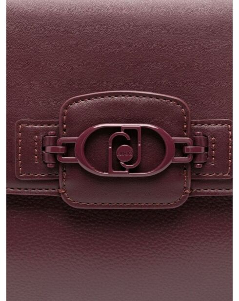 Borsa a tracolla Mallette Bordeaux - 21x28x10 cm