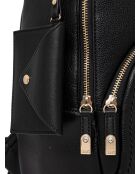 Zwarte rugzak - 26x30x13 cm