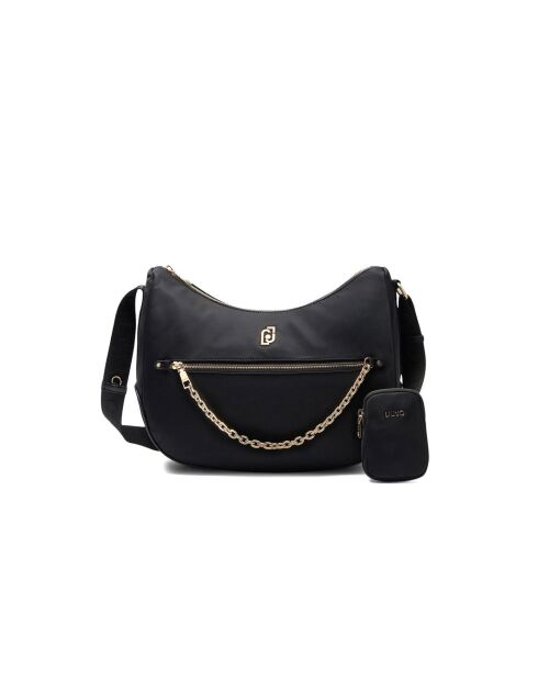 Bandolera hobo negra - 27x19x15 cm