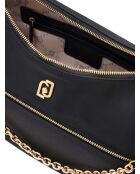 Bandolera hobo negra - 27x19x15 cm